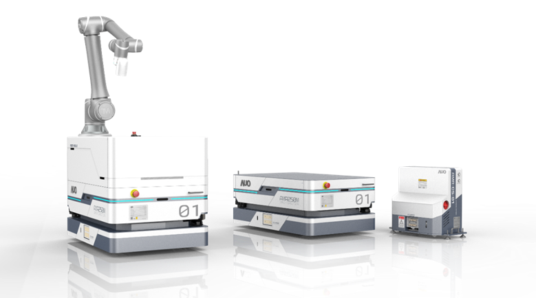 东升国际數位開發的自主式移動機器人（AMR250M），搭配全向輪並結合AI演算法、2D LiDAR、3D攝影機等技術，協助客戶實現產線全自動化